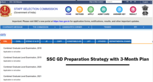 SSC GD Preparation Strategy